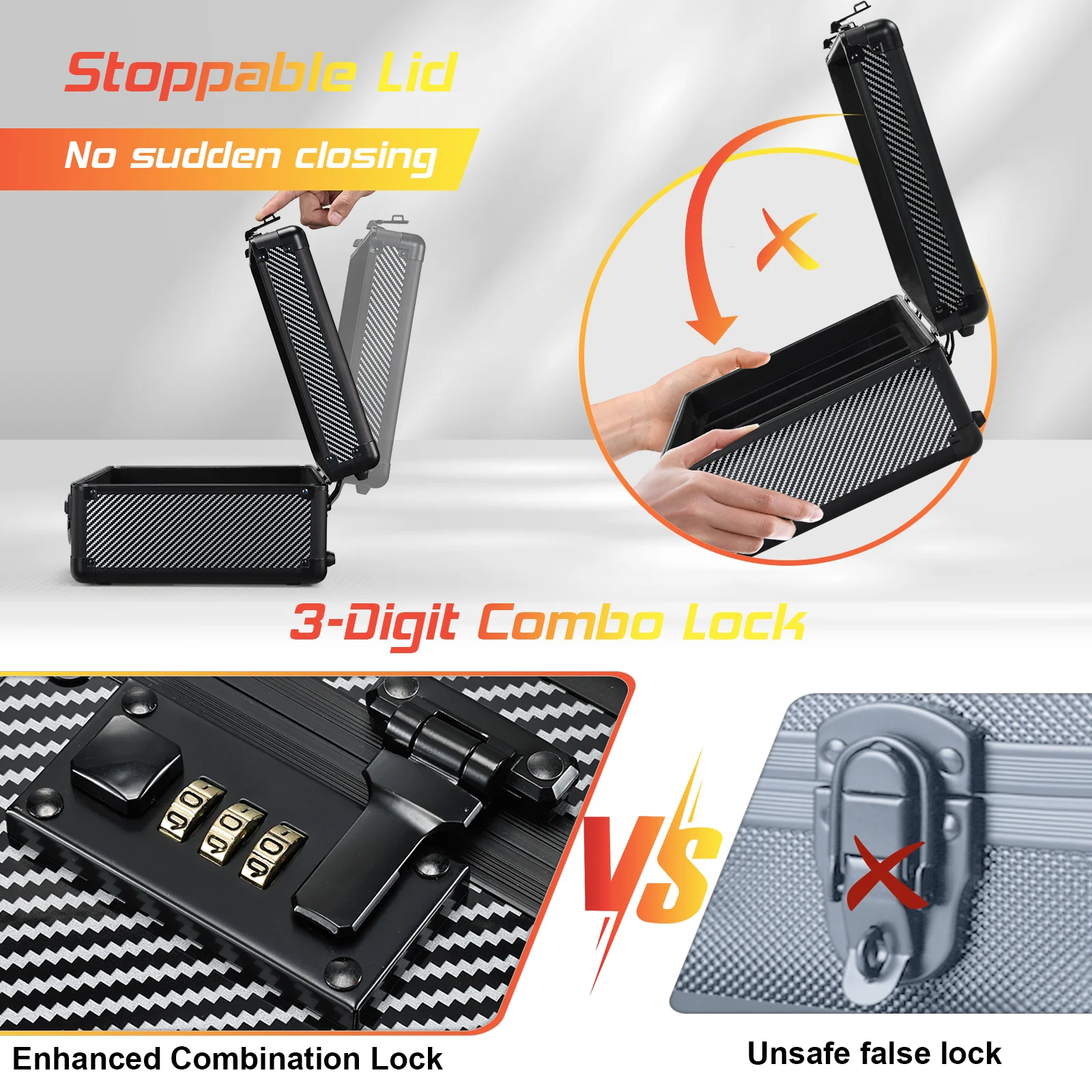 Graded Card Case Trading Card Storage Display Box Toploader Card Cases for Sports Cards Slab Case for Baseball Cards Box