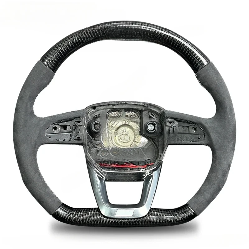 

Руль из карбона с функцией подогрева для Audi Q5L, Q5, SQ5, Q7, автомобильные аксессуары