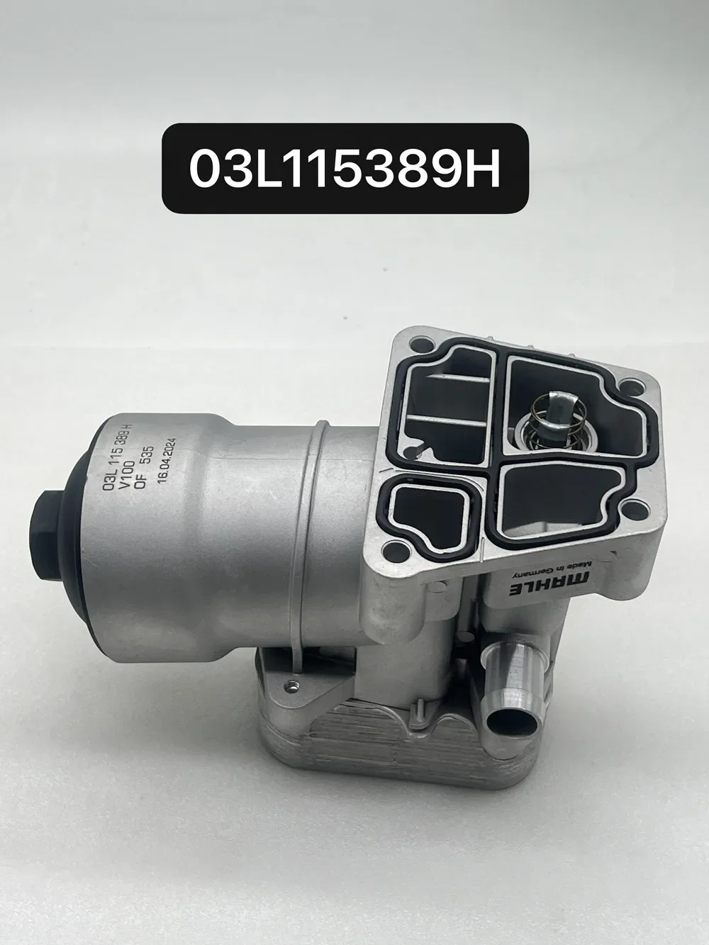 Carcasa del filtro de aceite de alta calidad con conjunto de filtro y enfriador OEM 03L 115389 H 03L 115389 B Para VW Passat TDI 2.0L 2012-14 03L 115389 C