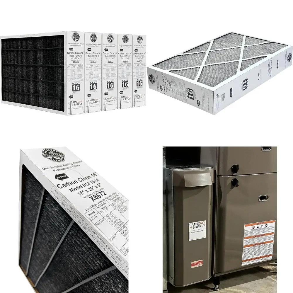 

Комплект фильтров Carbon-Clean MERV 16 16x25x5 — воздушные фильтры для здорового климата с подачей в тот же день и напоминанием о изменении фильтра