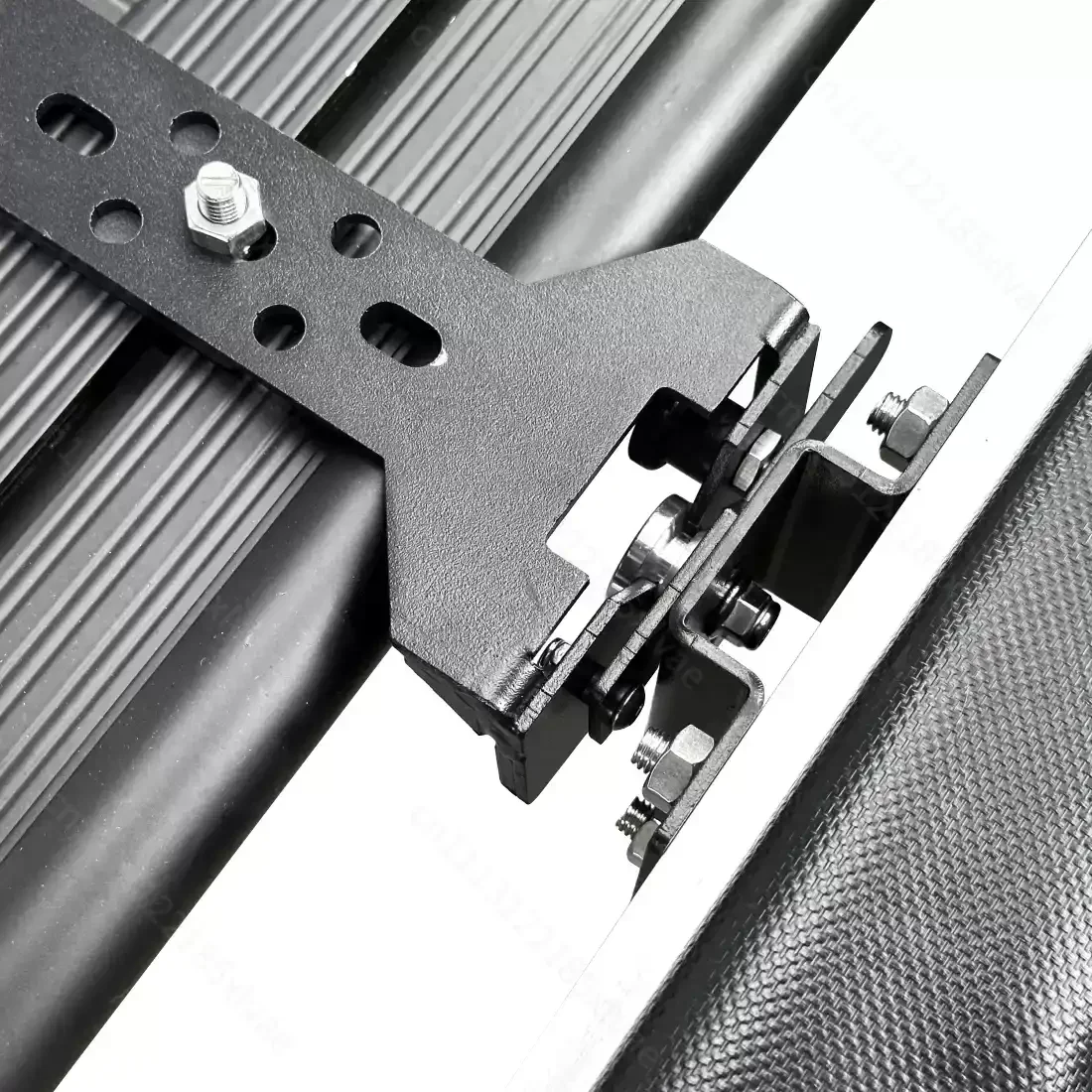 Quick Install Fixed Clamp Crossbar, Car Side Awning Mounting Bracket, Outdoor Vehicle Canopy Platform Accessory