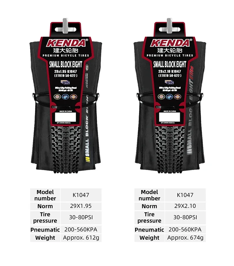Kenda K1047 Mountainbike 26/27,5/29 Zoll x 1,95/2,10 faltbarer Außenreifen Pannenschutz Urltraheller Gummi-Faltreifen – Detail 10