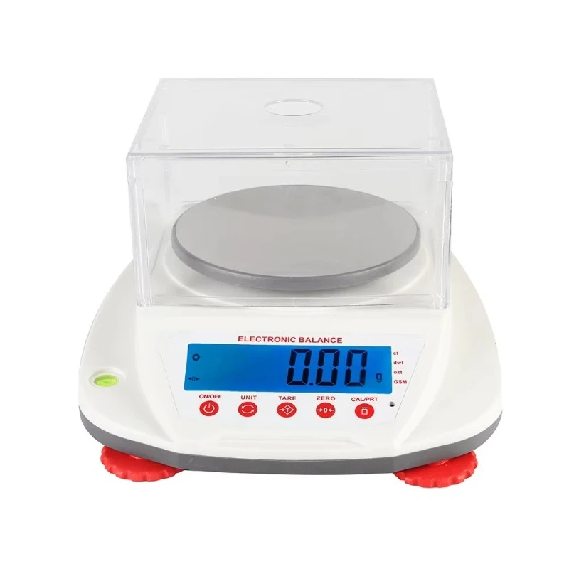 

Precision Electronic Digital Laboratory Analytical Balance 0.01g LCD Display