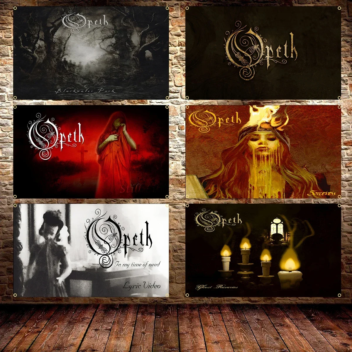 90X150CM 3X5Ft Schwedische Goethe Death Metal Opeths Band Flagge Polyester Druck Band Banner Für Zimmer Dekor tapisserie