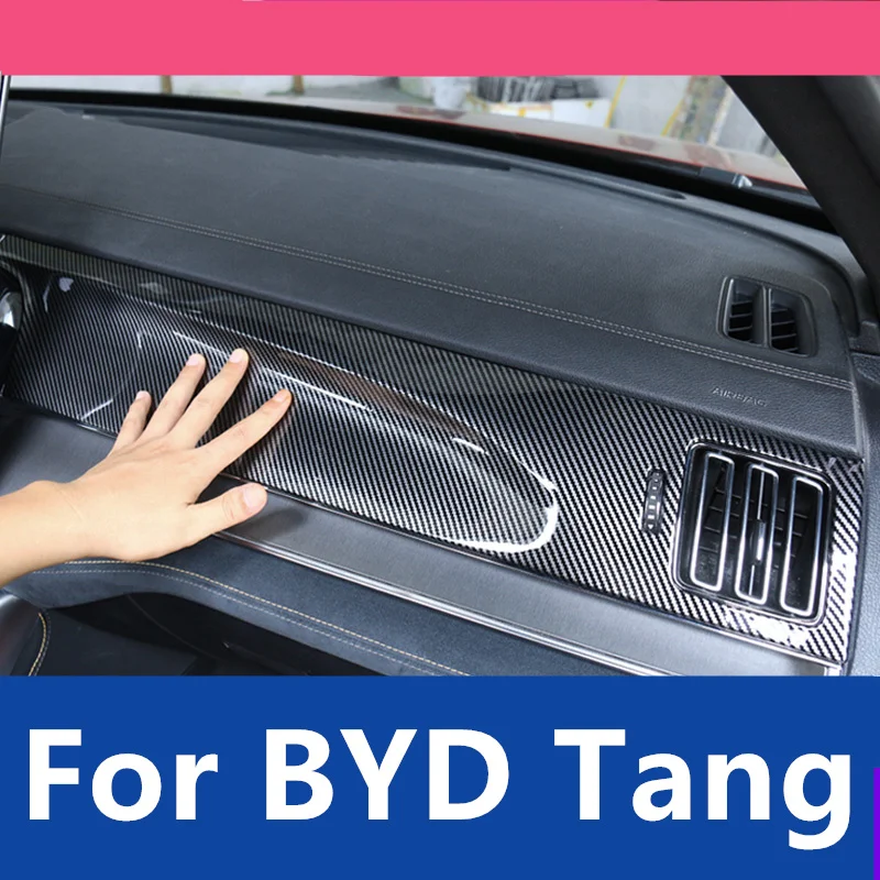 

For BYD Tang 2018-2022 Center control instrument panel interior decoration modification center control sequin sticker