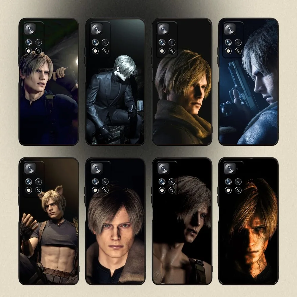 Leon Kennedy Resident Evil 4  Phone Case For Samsung Galaxy A20,A21s,A22,A31,A32,A52,A53,A72,73,A80,A91 Soft Black Cover