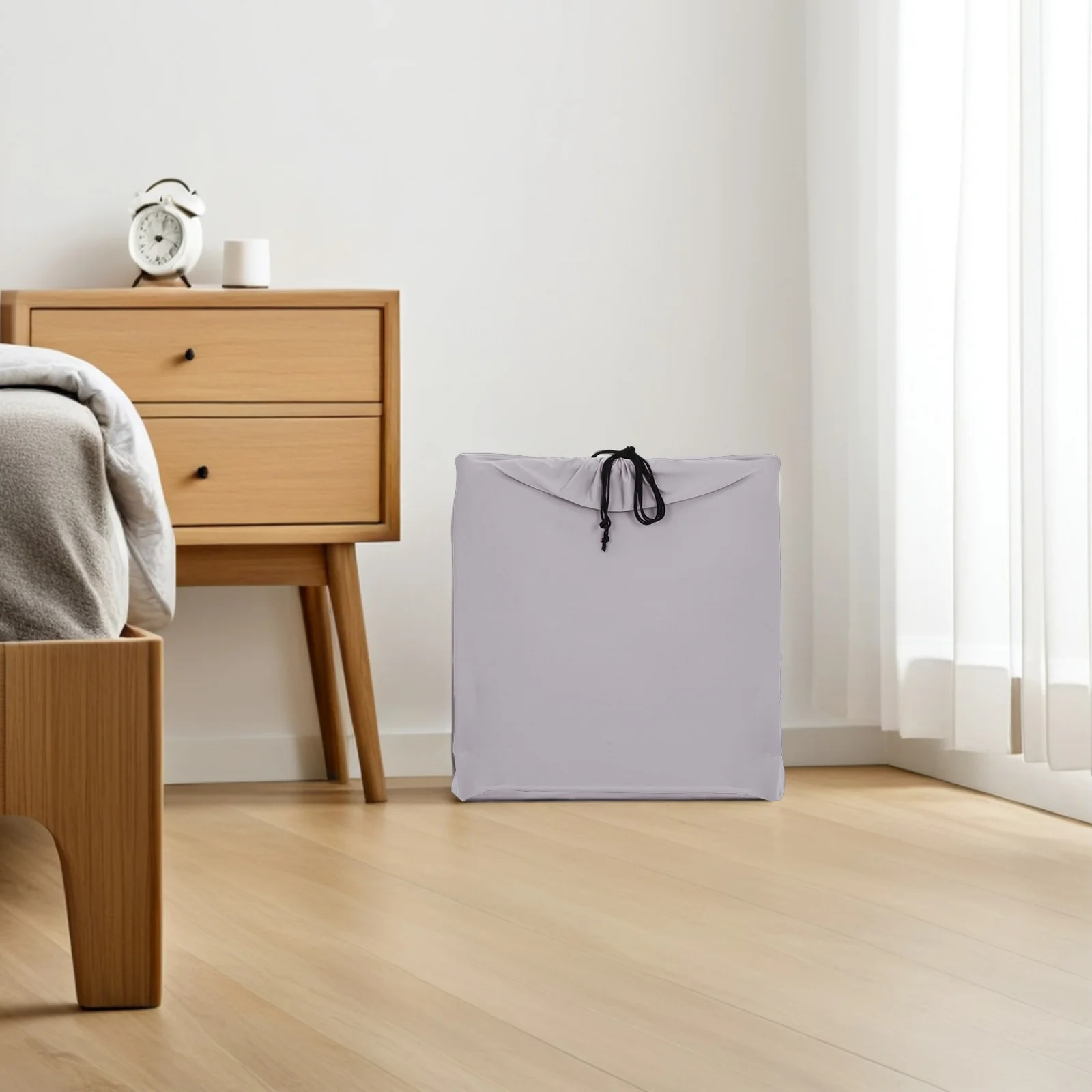 

Folding Bed Cover Stretchable Elastic Fabric for Recliner Chair and Outdoor Indoor Use Storage Mattress Protective Carry Case