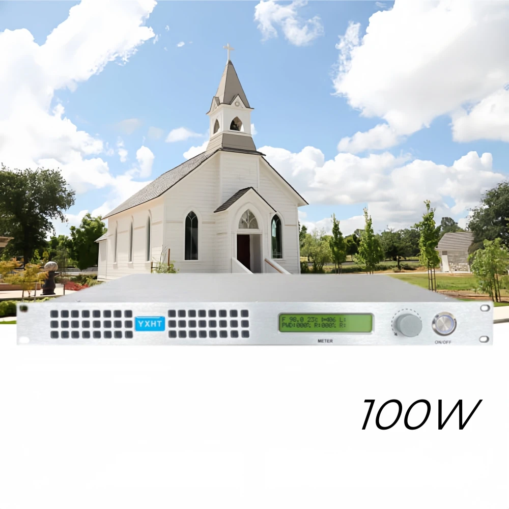 

100W Power Boost! YXHT-1 FM Transmitter, Crafting Stable Broadcasting Experiences for Radio Stations