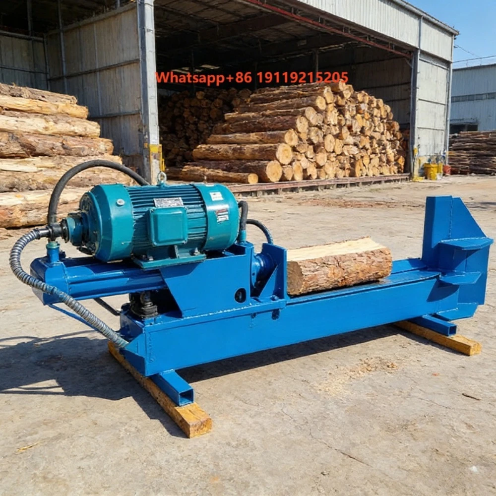 Heavy Duty 30T Electric Wood Splitter With 1.2 Meter Long Stroke for Big Logs and Stumps