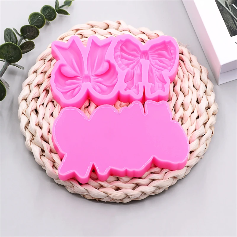 DIY Harz-Schmuckform in Bogenform aus Silikon für handgemachte Schokoladenkuchen und Dekorationswerkzeuge, Harzgussformen – Detail 4