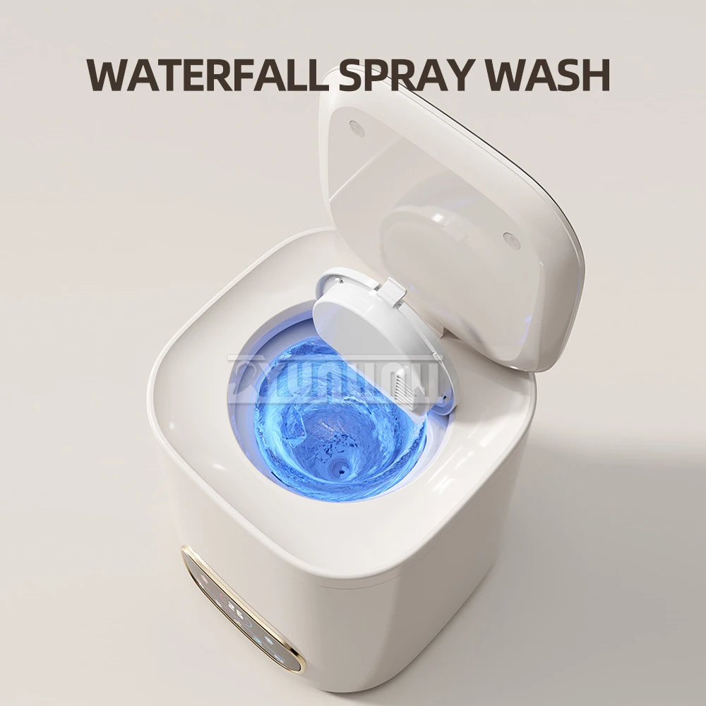 آلة الغسيل والتجفيف الأوتوماتيكية المتكاملة ، غسالة الملابس الداخلية المنزلية المحمولة