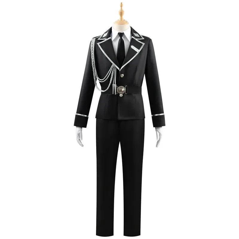 أزياء آكي ميوجين التأثيرية المعاقب الحلو واتشي وانشانو سيليو زي حارس الحيوانات الأليفة قبعة سوط أرجواني قصير الشعر بدلة أنيمي