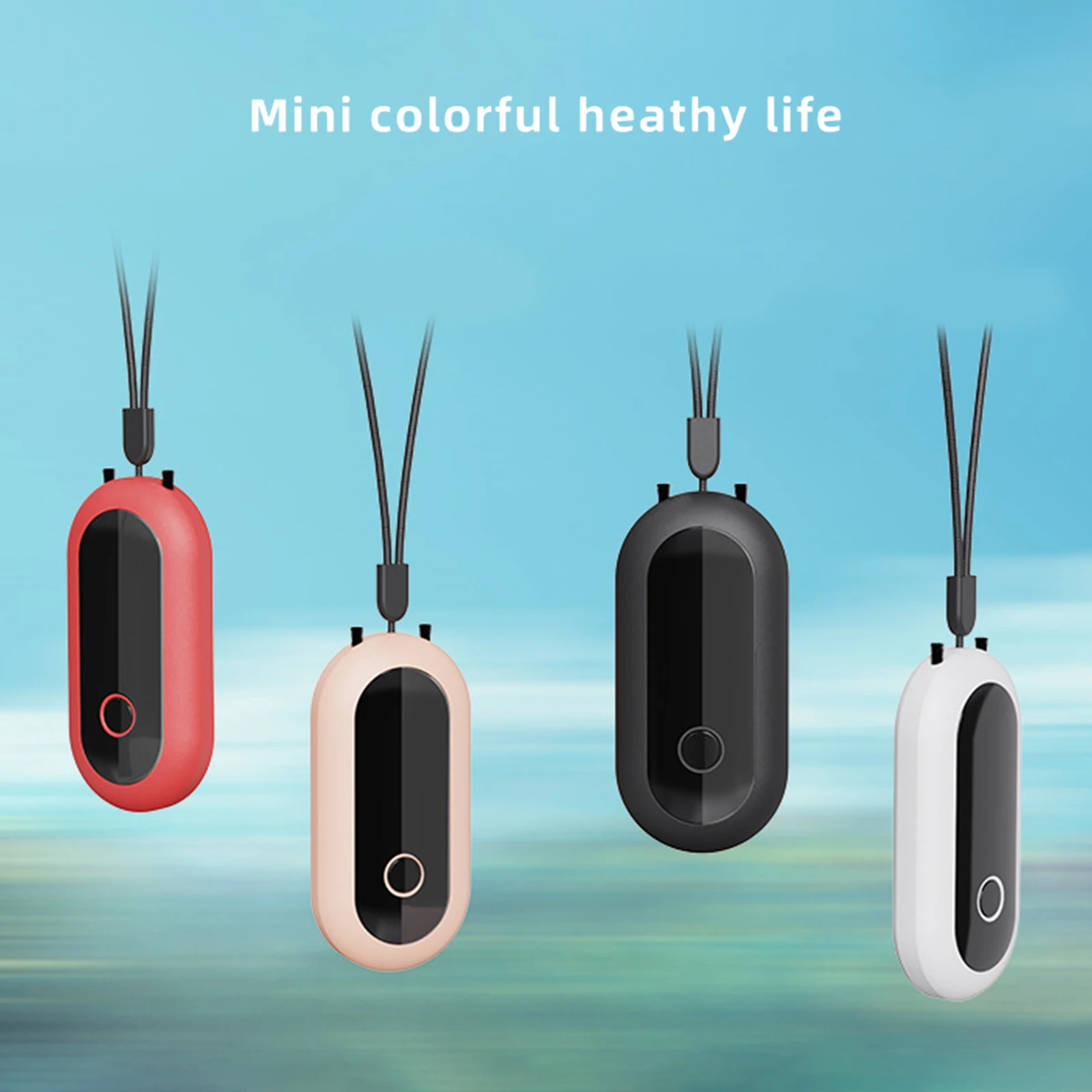 휴대용 개인 웨어러블 목걸이 음이온 공기 이온화 장치