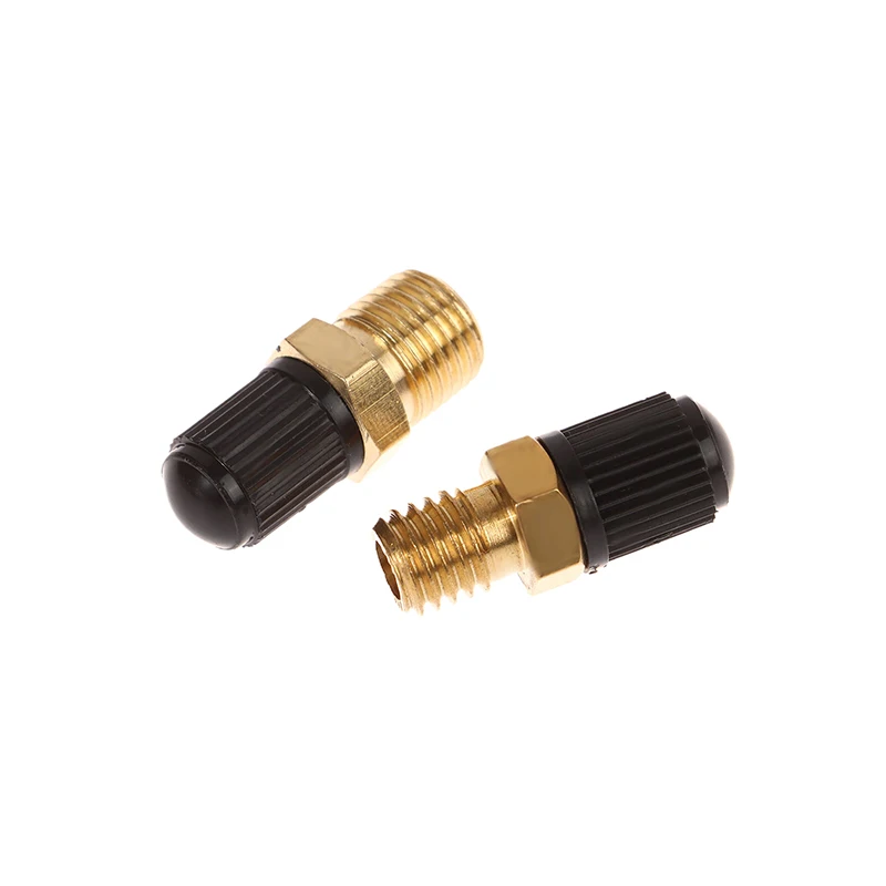 1PC DIY Accessories Air Compressor Tank Fill Valve Hexagonal Brass Tank Fill Valve M8/M10 Threaded Valve Core