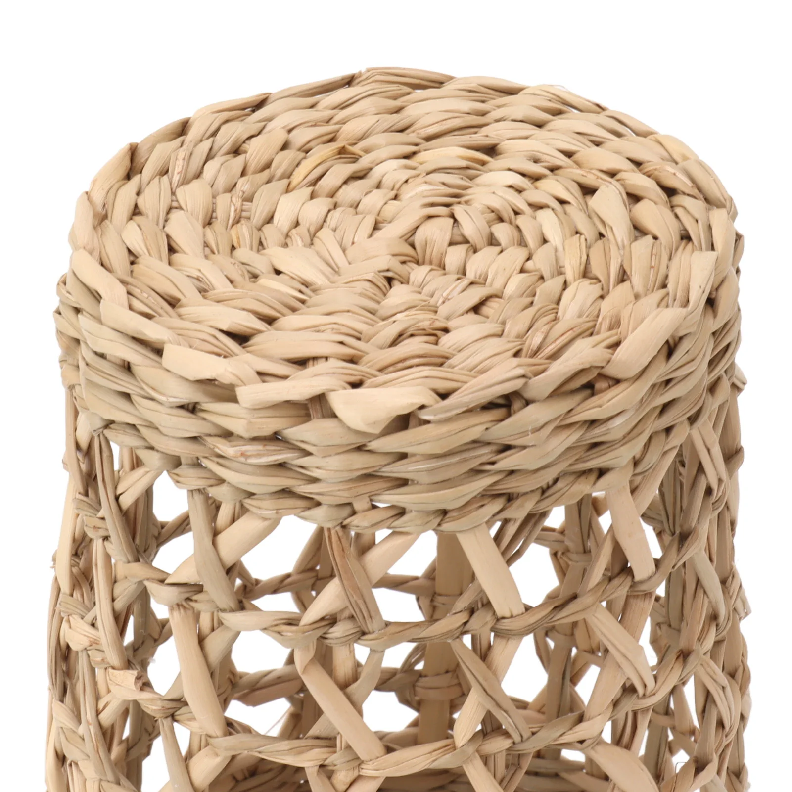 6pcs Straw Woven Cup Sleeve Anti Scald Cup Cover Hollow Mesh Design Cup Holders For Glass Cup Mugs