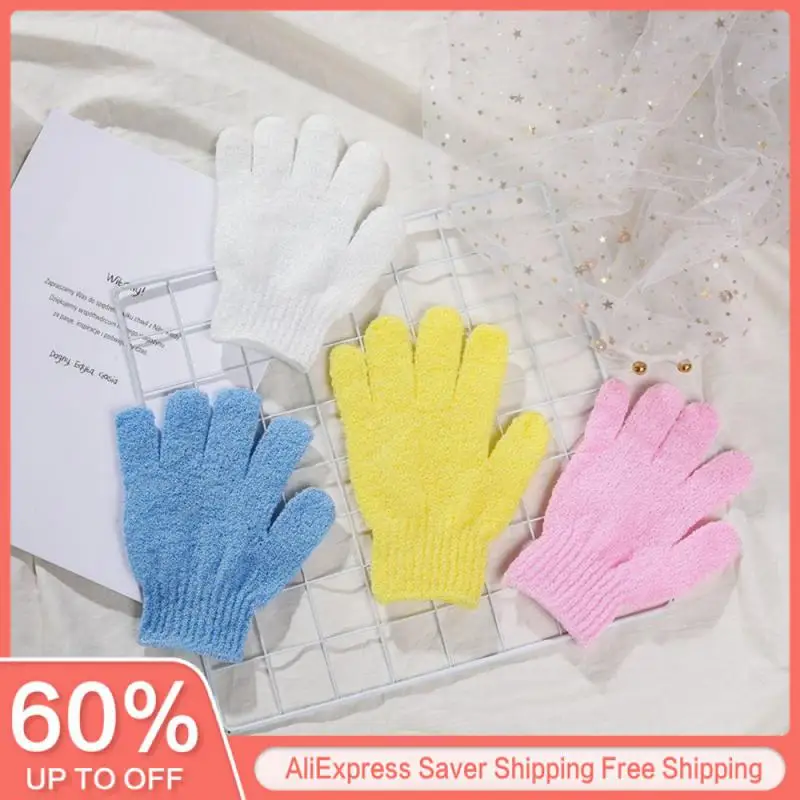 5PCS/Set Bast Wisp Body Scrub Bath Shower Wisp For Body Bath Gloves Exfoliating Mitt Skid Resistance Scrubber Washing SPA Foam