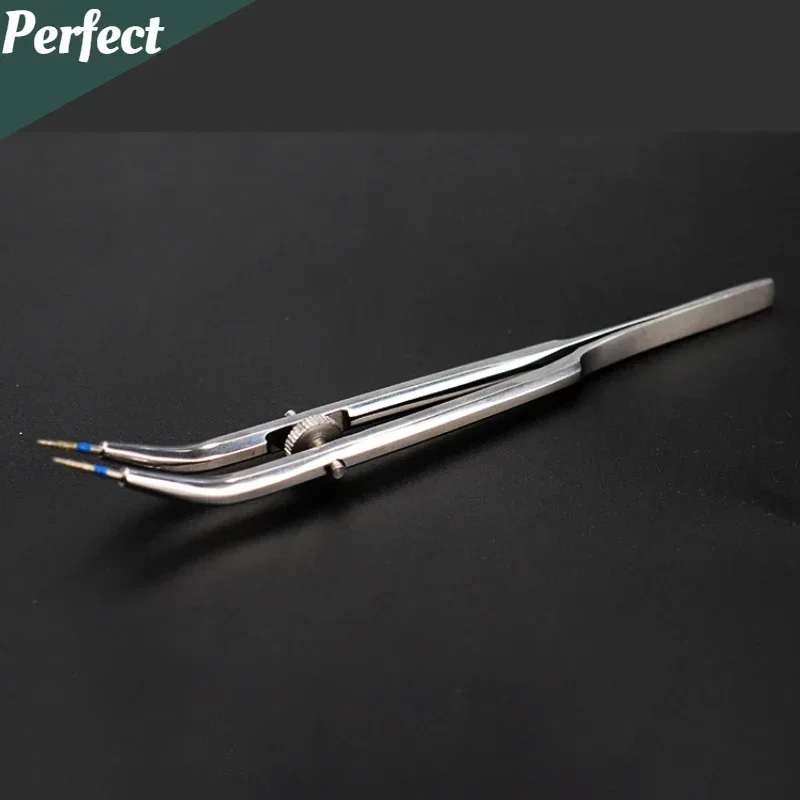 Dental Stainless Steel Metal Support Tweezers Zirconia Internal Crown Jaw Dental Diamond Pin Plier Dental Laboratory Tools