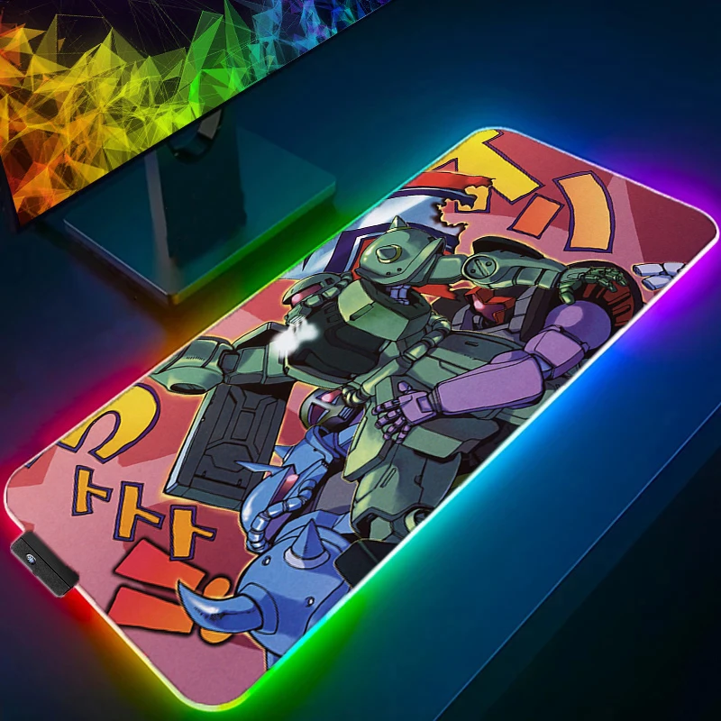 Gaming Keyboard And Mouse Mobile - لوحة ماوس RGB للألعاب، بساط مكتب