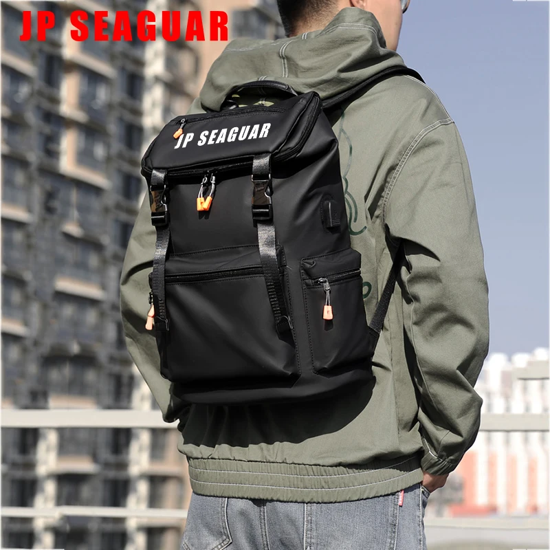 

2024 New Fishing Backpack Multi Functional Men'S Waterproof Backpack Travel Bag Large Capacity Outdoor Hiking Fishing Backpack