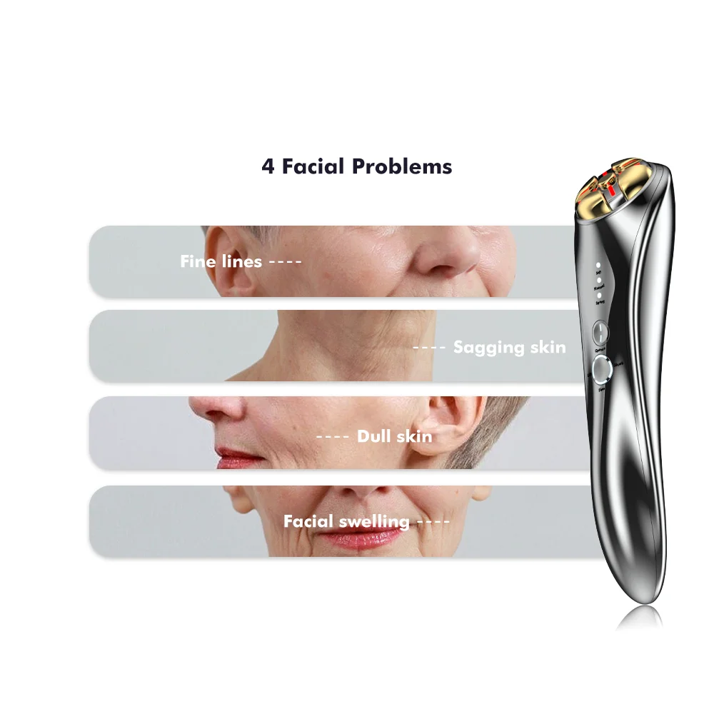 

2024 Luxury Mini USB Handheld Facial Beauty Machine High Quality Micro Current Face Lift Device