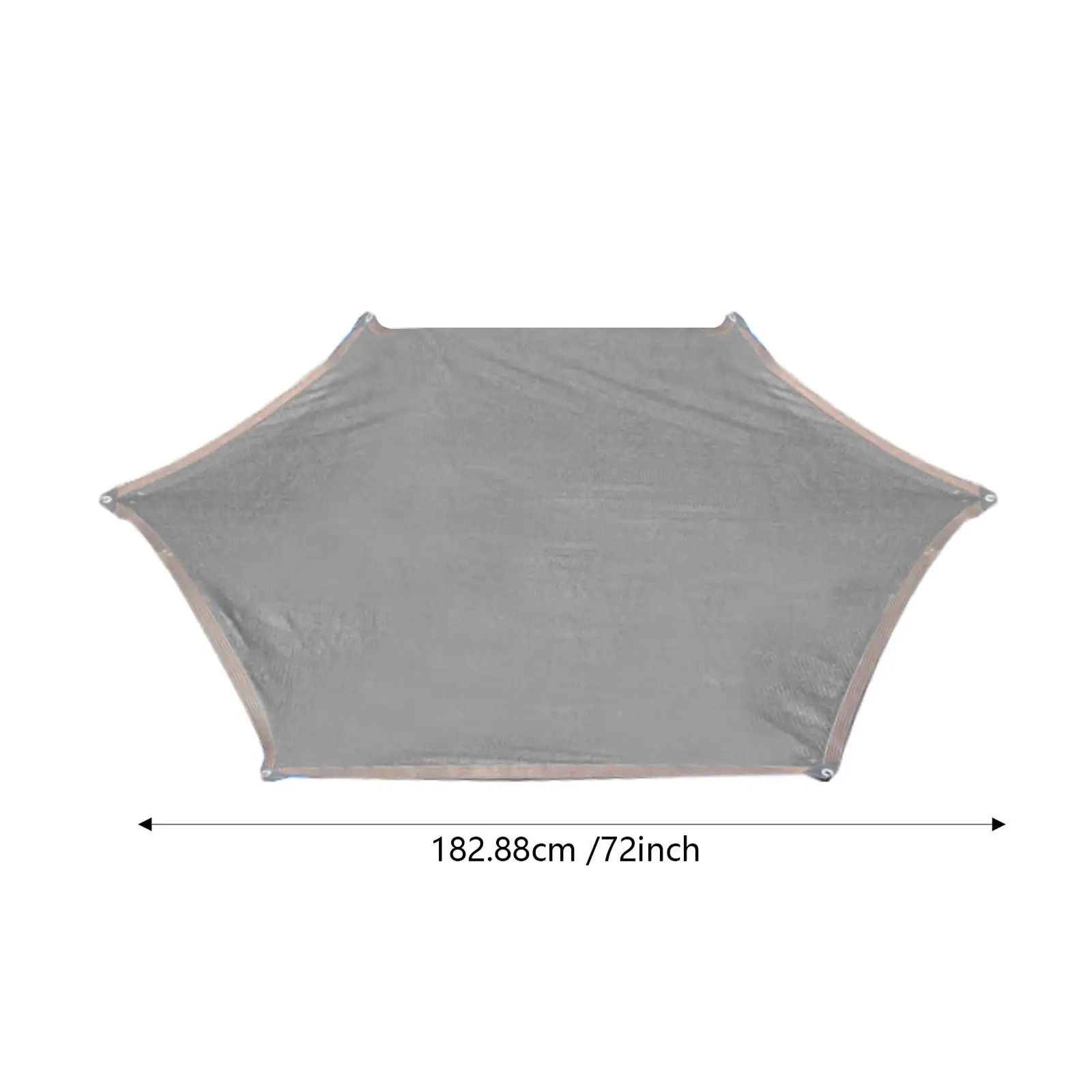 Trampoline Sunshade Cover Foldable Tearproof Ceiling Net Roof Tent Protection for Park Yard Activities