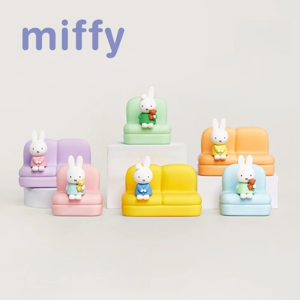 

Kawaii Miffy, кронштейн для дивана, украшения ручной работы, слепая коробка, кукла-кролик, игрушка в стиле Ins, высококачественный изысканный подарок на день рождения