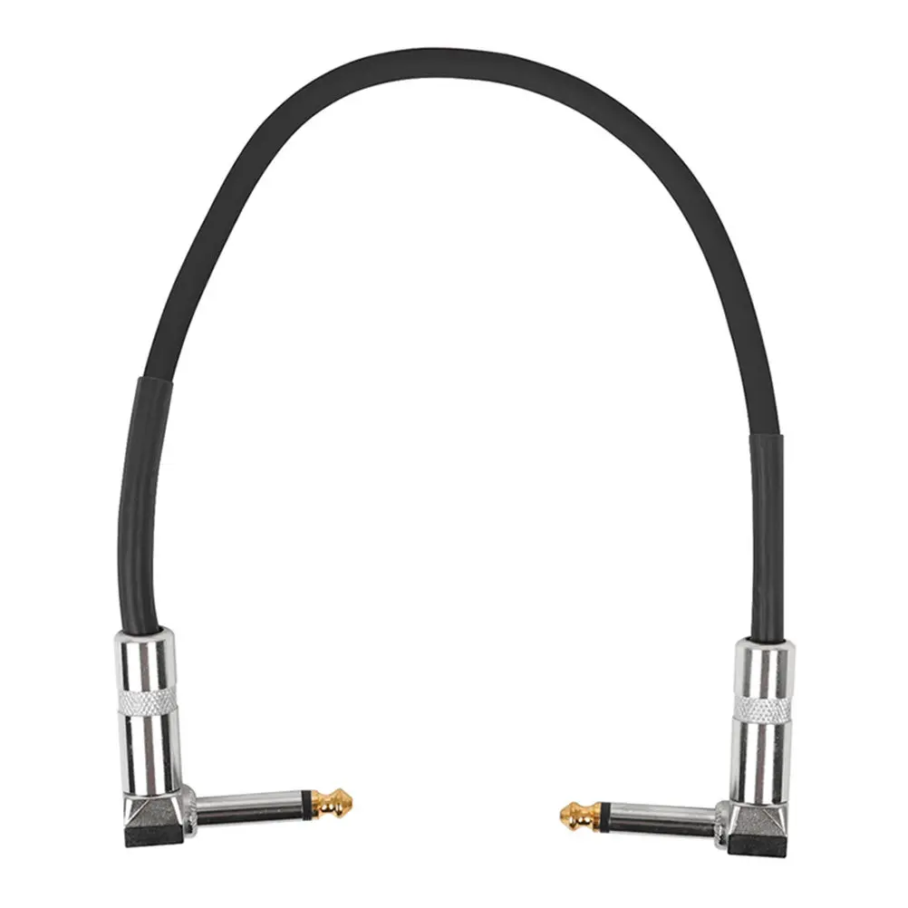 6.35mm Guitar Pedal Cable Premium Copper Conductors Low Noise Transmission Stable Signal Pure Sound for Electric Guitars Pedal