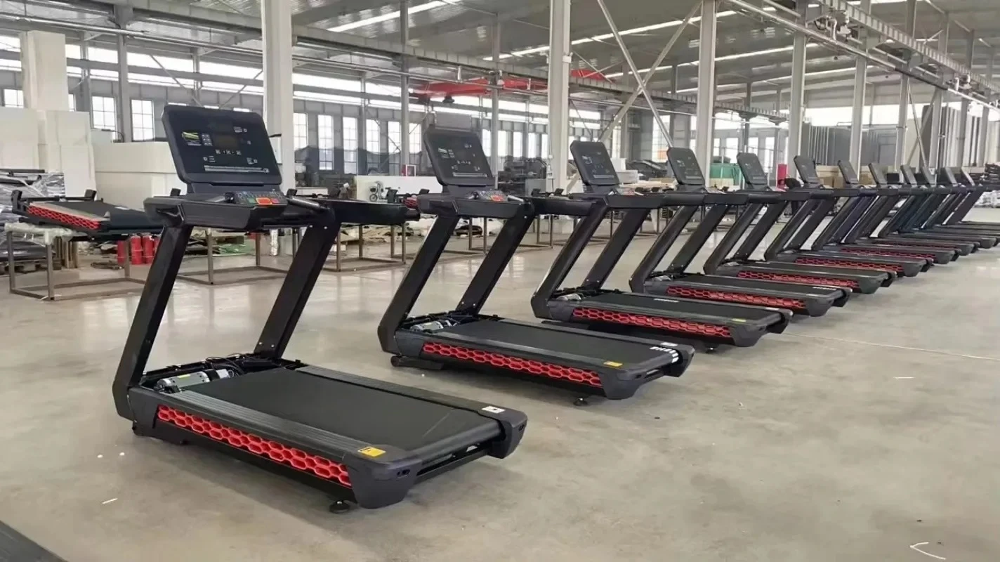 Factory Direct Sale Treadmill Commercial io Exercise 200 kg Max Use Weight Running Machine Motorized Treadmill