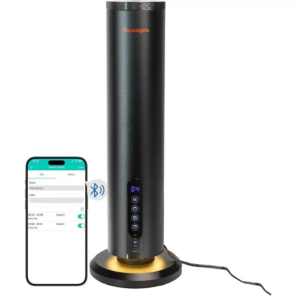 

Air Diuser Bluetooth Waterlential Oil Aromatherapy Diuser with Timer, 1200 Sq t Coverage it or Home, Oice, Bedroom & Spa