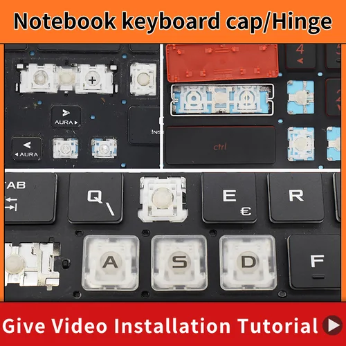 Reemplazo para Asus TUF Gaming FX505 FX505GD FX505GE FX505GM FX86 FA506 FX506 FA506U FX506U Series teclado y Clips de ordenador portátil