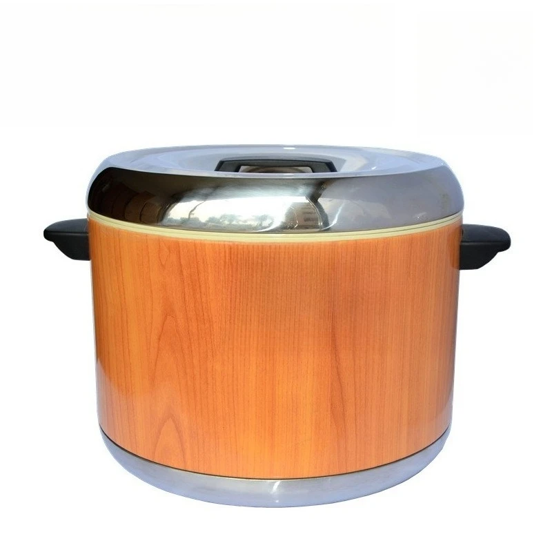 

Sushi rice insulation bucket, Japanese wood grain insulation box, electric rice insulation pot