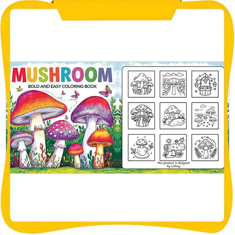

Mushroom Coloring Book For Adults: Relaxing And Creative Coloring Pages Illustrator Art
