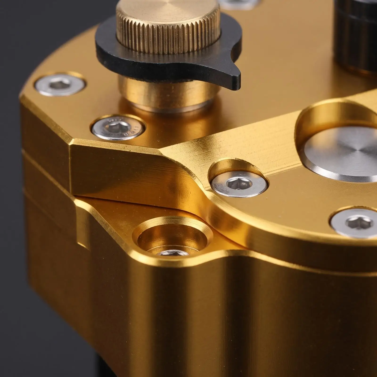 Steering Damper Mounting Base CNC Machined Steering Damper Bracket with Arm Low-Profile Hardware for Riders, Rally, Unpaved