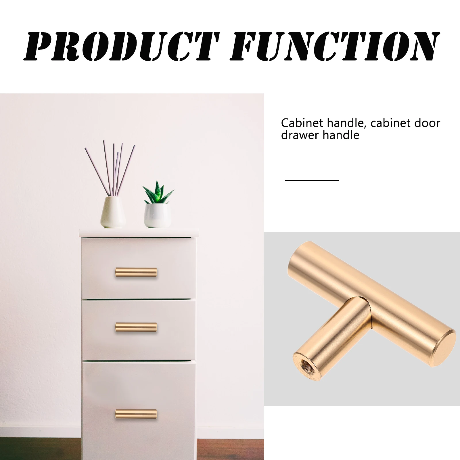 

5pcs Cabinet Handles Alloy niture Drawer Pulls Kitchen Wardrobe Dresser Hardware Replacement Sturdy Durable