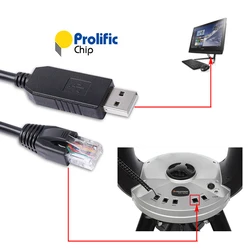 Prolific USB to RJ45 RS232 Serial NexRemote PC Port Cable for Connecting Celestron GPS CPC CGE Telescope Mount to Computer