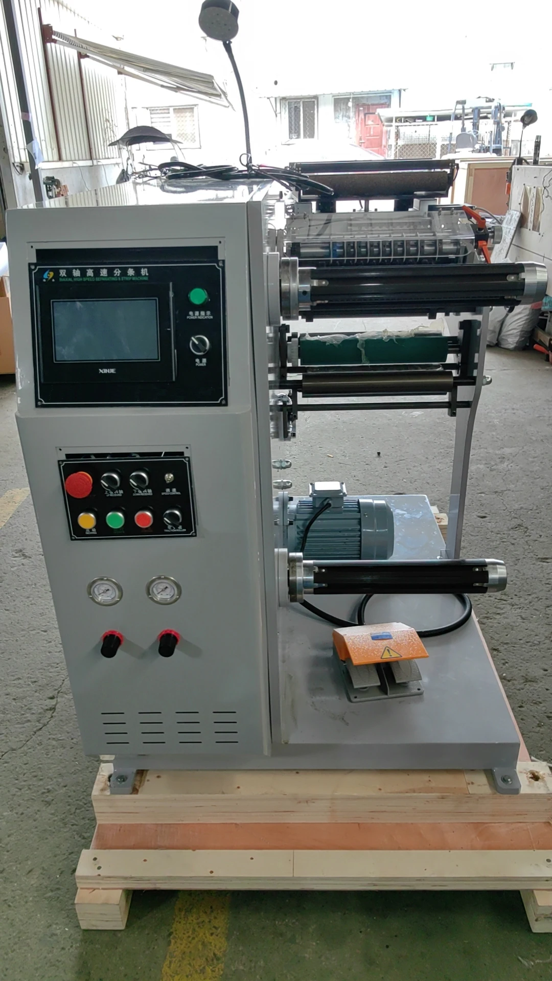 （2026）hotHigh Precision Automatic Roll to Roll Adhesive Label Slitting Rewinding Machine Turret Rewind Paper Slitting Rewinding