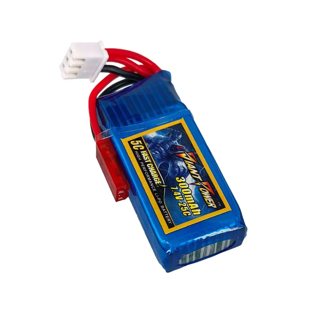 7.4V 2S 300mAh 25C LiPo Battery JST plug for Micro RC Airplane Helicopter Quad Copter Drone