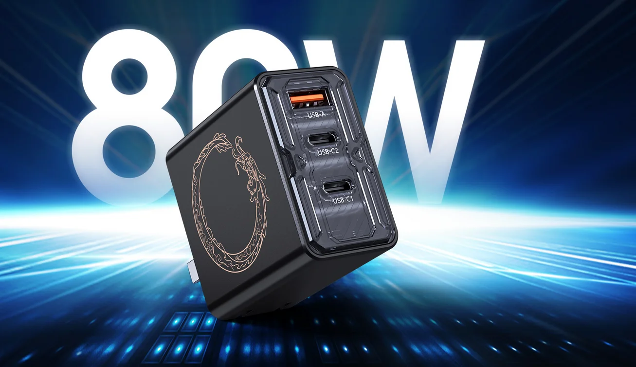 نوبيا-شاحن نيتريد الديوتيريوم السحري الأصلي ، كابل من النوع سي لنوبيا Z50 ، ذروة 80 واط ، نسخة التنين ، شو ، أصلي