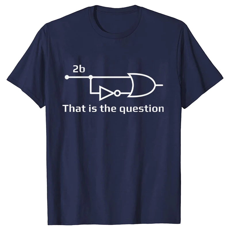 Men's T-shirt To Be or Not To Be Electrical Engineer Circuit Fashion Tshirt Streetwear Summer Casual Men Short Sleeve Tees Tops