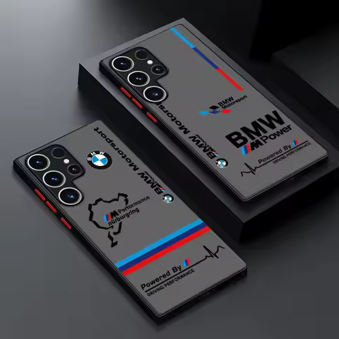 Luxury M Power B-M-W Car TPU Cover Phone Case for Samsung Galaxy S21 S22 Plus S25 Ultra S23 S24 Ultra S9 Plus S20 FE S10+ S21 5G