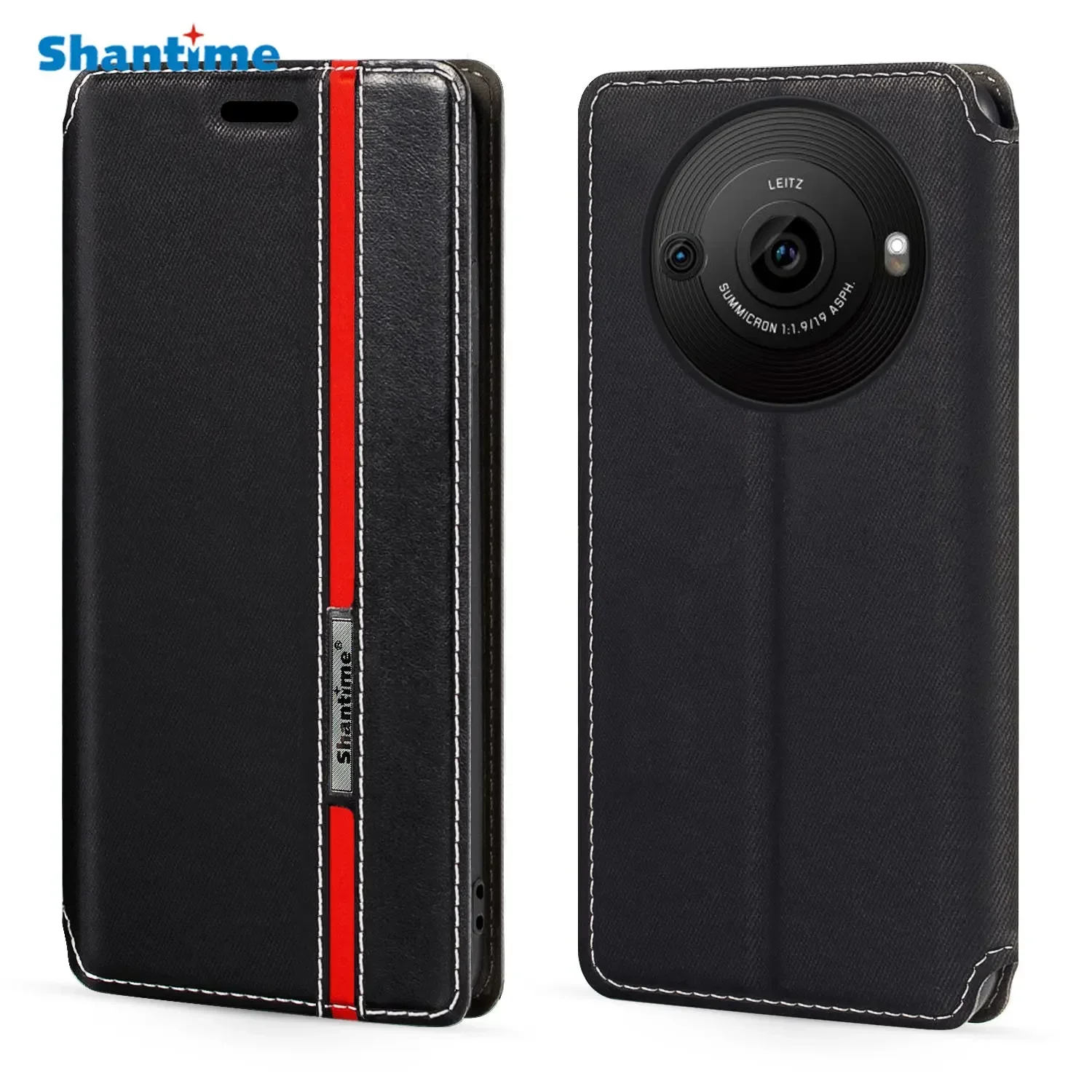 For Sharp Aquos R8 Pro SH-51D Case Fashion Multicolor Magnetic Closure Flip Case Cover with Card Holder For Aquos R8S Pro