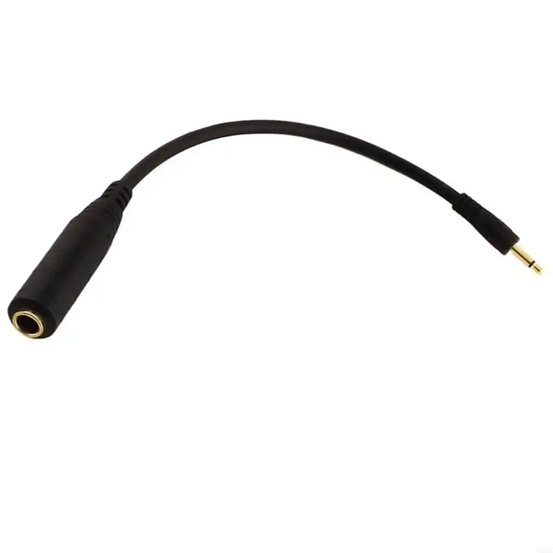 

J1HC 6.35mm to 3.5mm Female to Male Mono/Stereo Cable Gold-Plated Connector 1/8 to 1/4 Wire High Performance