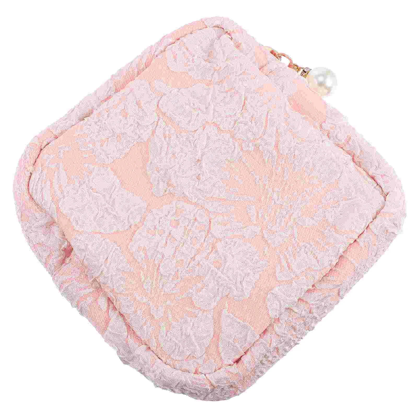 Zipper Sanitary Napkin Storage Bag Girl Travel Makeup Girls Purse Organizer Cotton Linen Tampons Delicate Period Pouch