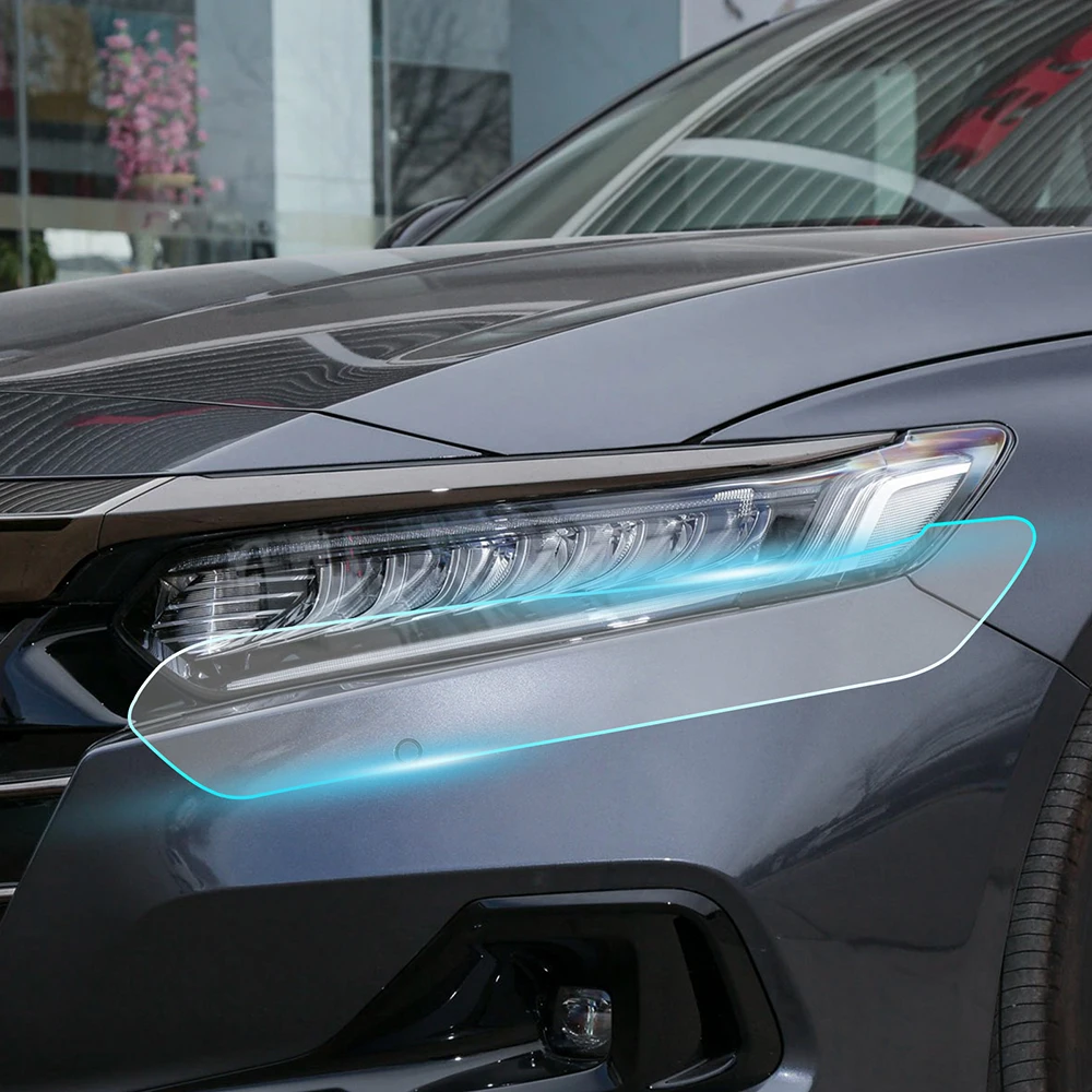 Car Headlight for Honda Accord 10th Gen Judai 2021 2022 Accessories Pre-cut Paint Protection Film PPF Kit Clear Anti Scratch