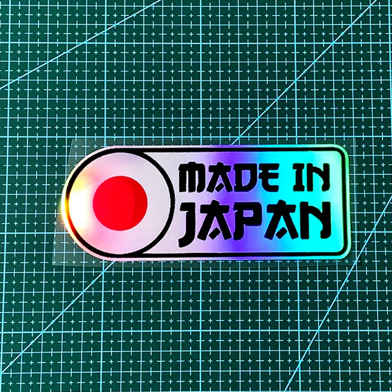 

1PC JDM Style Waterproof Motorcycle Stickers for Motorbike Fuel Tank Helmet Car Window Japanese Decorative Sunscreen Vinyl Decal