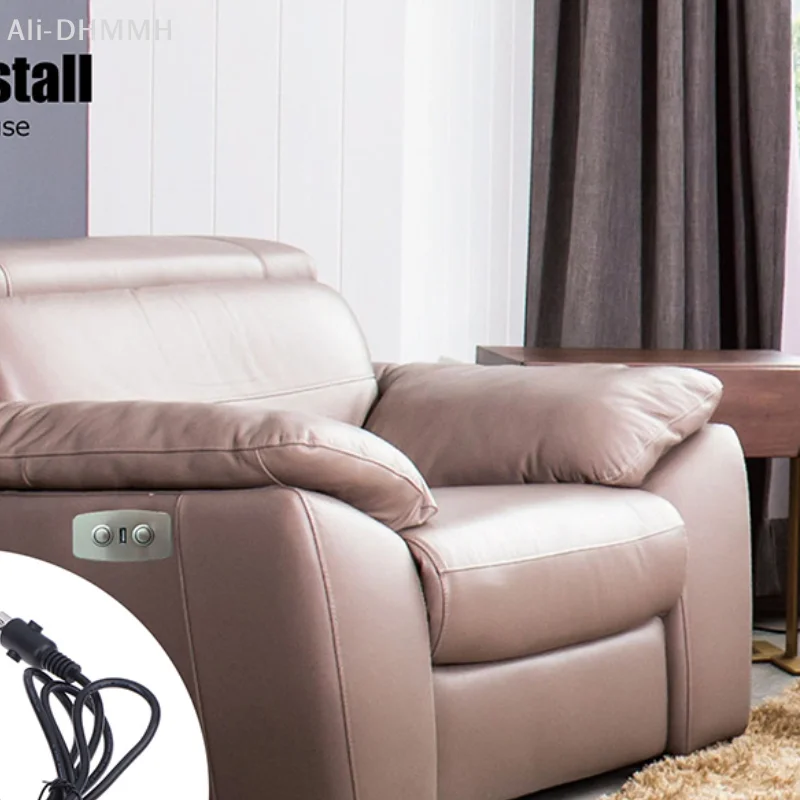 ZLinKJ Massage Recliner Switch Controller USB Socket Charging Straight 5 Pin Electric Sofa Recliner Remote Replacement