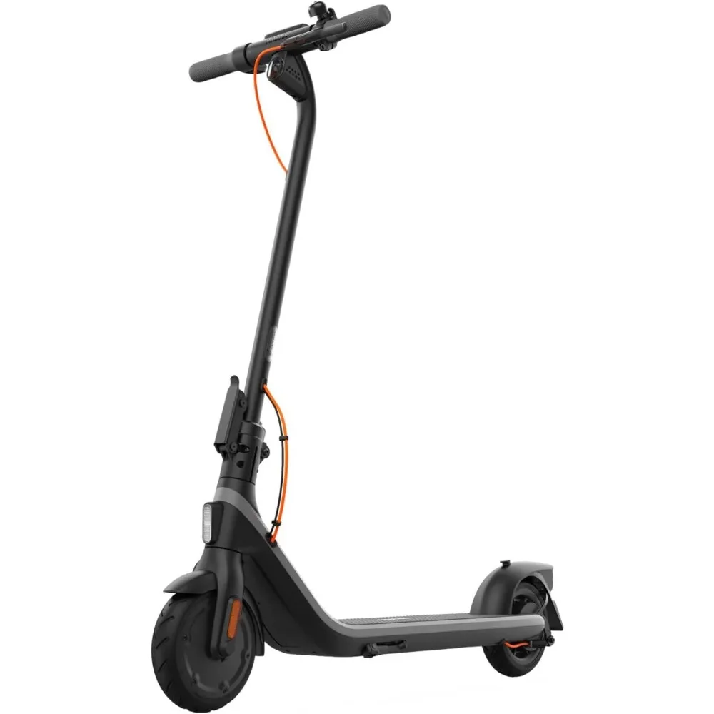 

Scooter - Powerful Motor, 12.4-15.5 Mph, Cruise Control, Front Suspension (ES1L Only), Portable Electric Scooter for Adults