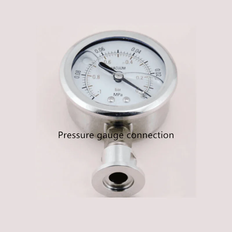 KF16-KF50 304 Stainless SteelFemale Thread Adapter Vacuum Flanges Fitting Female Nipple Pipe Thread Inner and outer wire joints