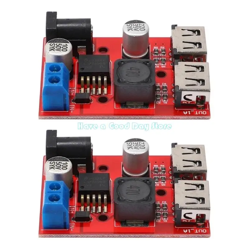 462D Efficiency USB Power Supply Module Steps down Converters 5V 3A Output Voltages Regulator Short circuits Protections