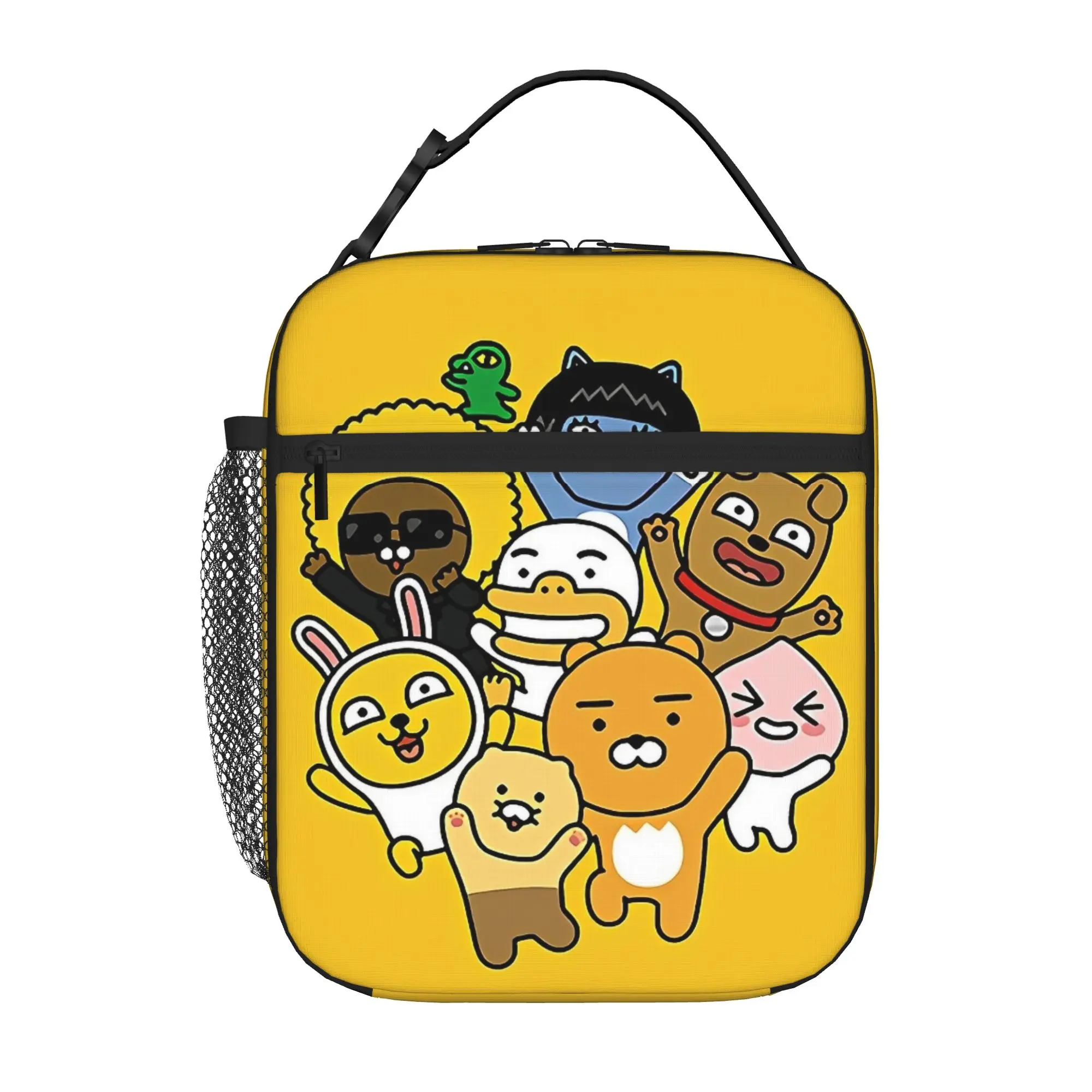 K-Kakao F-Friends Insulated Lunch Bag Cooler Bag Reusable,Meal Container  Leakproof Lunch Box Tote Food Bag Office  Outdoor